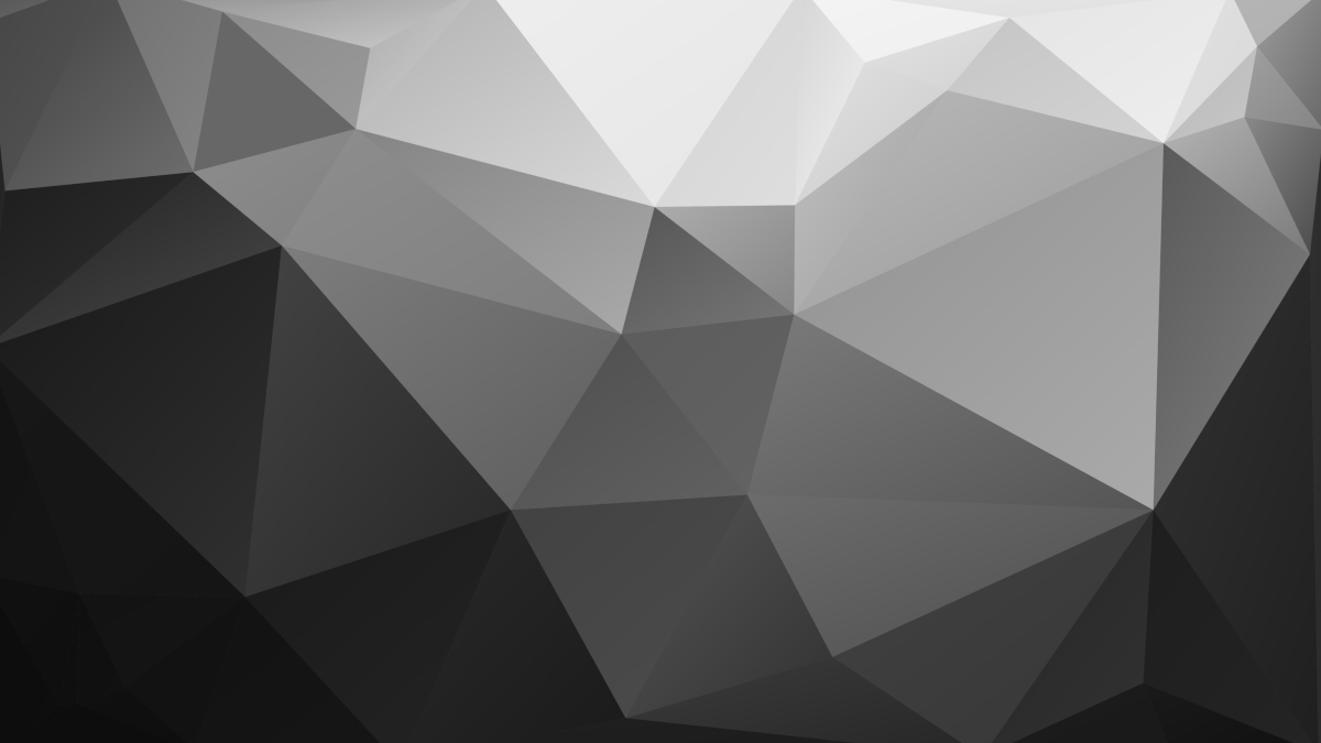 Monochrome abstract background showcasing a dynamic arrangement of triangles