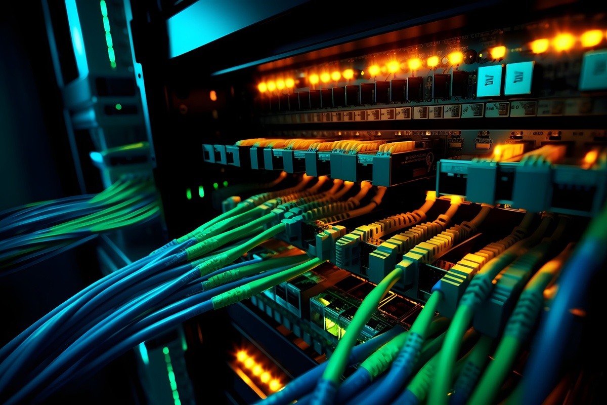 Structured Cables in Vibarant Colors.