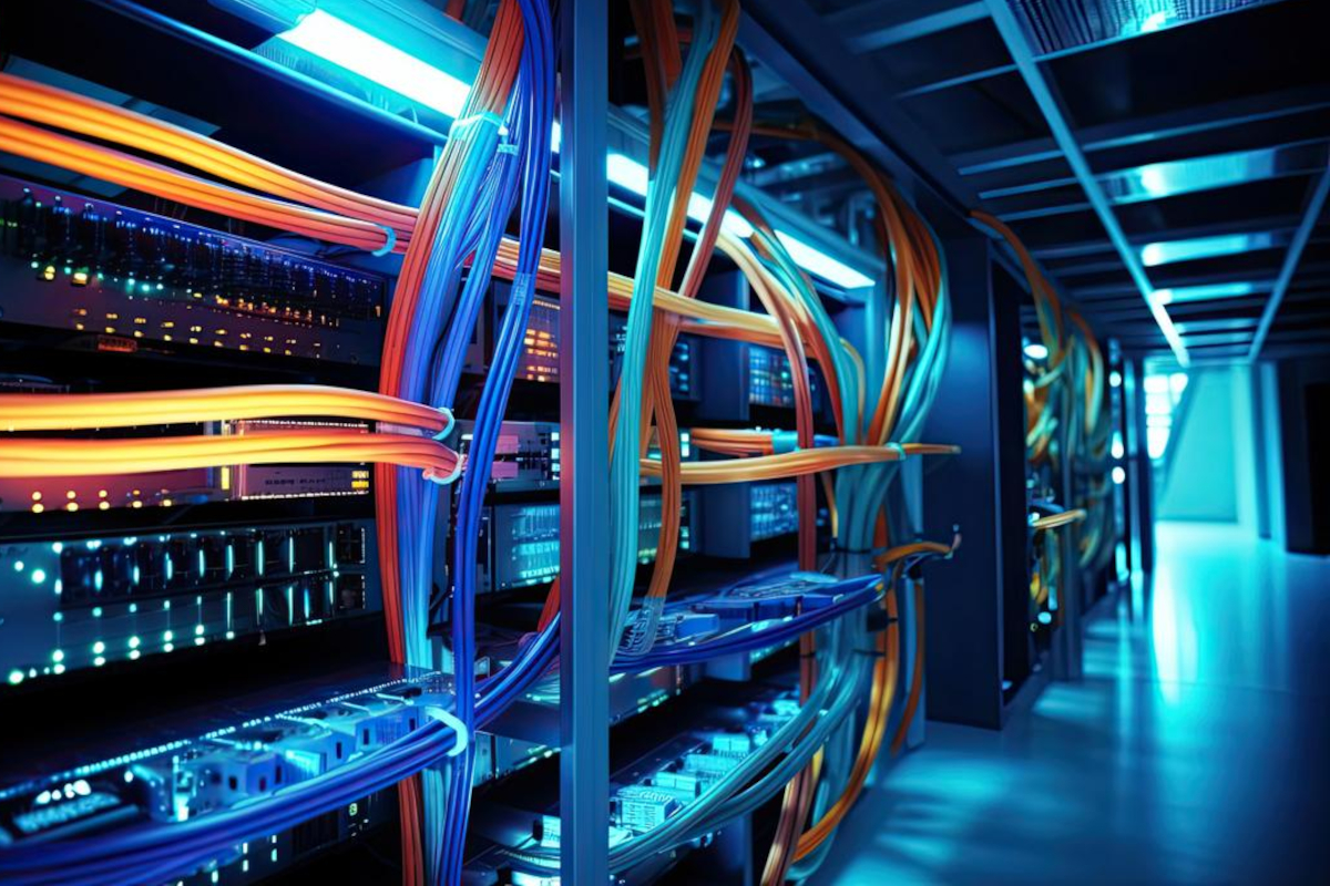 Structured optic fiber cables